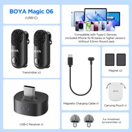 BOYA Magic 4 forms in 1 Wireless Microphone Mini Mic AI Noise Cancellation Transformable