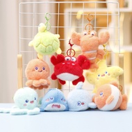 Sea Animal Plush Toy Whale Doll Shark Doll Bag Keychain Pendant Ocean Animal Plush Toys Whale Plush 