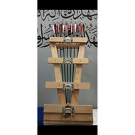 Arrow and bow rack for beginners.