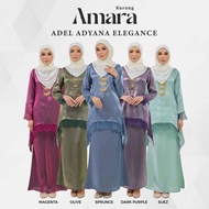 ADEL Amara Plus Size Baju Kurung Moden Muslimah Dewasa Premium Shimmer Lace Koleksi Raya 2024