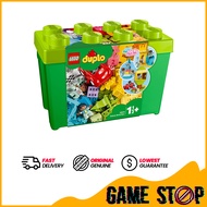 LEGO DUPLO Classic Deluxe Brick Box 10914 Starter Set - Features Storage Box, Bricks, Duplo Figures,