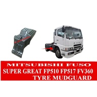 MITSUBISHI FUSO SUPER GREAT FP510 FP517 FV360 TYRE MUDGUARD