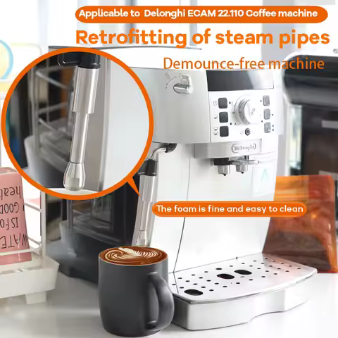 Coffee machine steam nozzle,304 stainless steel steam pipe fittings,Compatible with coffee machine D