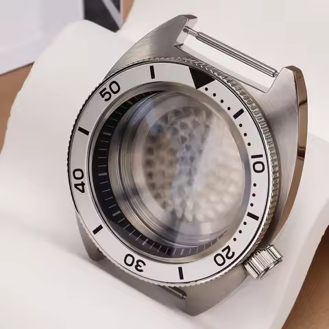 Luxury 41mm NH35 Watch Case With Chapter Ring Sapphire For Mod Tuna Turtle Seiko NH35 NH36 NH38 NH34