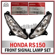 HONDA RS150 - 100% Original FRONT Signal Lamp Set - 1 SET - [33195-K56-M01] [33190-K56-M01]