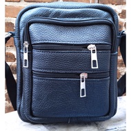 Men's genuine leather bag - genuine leather sling bag - genuine leather bag