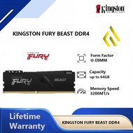 Kingston Fury Beast DDR4 3200MHz 8GB 16GB 32GB 64GB - Udimm Memory RAM Computer PC Laptop