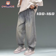OWLLADE Beggy Baggy Jeans for 12 Years Old Kids Teens Denim Pants for Jeans Boy A855 in Blue C03 4T-