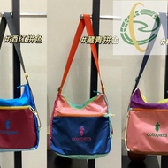 At0 Fresh Large Capacity Shoulder Bag Tote Bag Alpaca 16 Dopamine Contrast Color Travel Rucksack Hik