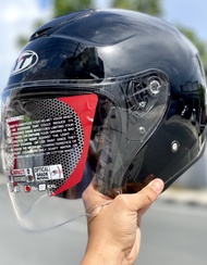 Helm Half Face KYT KYOTO Putih Original Asli SNI Pria Wanita Dewasa