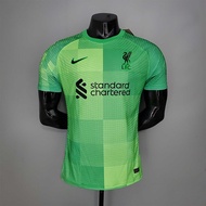 HIJAU Football JERSEY PLAYER VERSION LIVERPOOL Green IJO Goalkeeper GK 2021 2022 IMPORT PLAYER ISSUE DRIFITADV