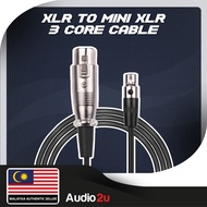 XLR to Mini XLR Female 3 Core Cable