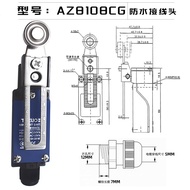 AZ-8108S Stainless Steel Roller Stroke Switch IP67 Waterproof CNC Machine Tool Dedicated