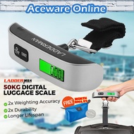 Ladderman 50kg/110lb Luggage Scale Electronic Digital Scale Portable Handheld Suitcases Hanging Scal