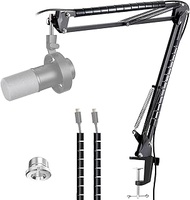 Boom Arm Compatible with Fifine Dynamic Microphone (K688), Mic Arm for Fifne XLR/USB Podcast Recording PC Mic, Adjustable Scissor Mic Arm Stand by YOUSHARES