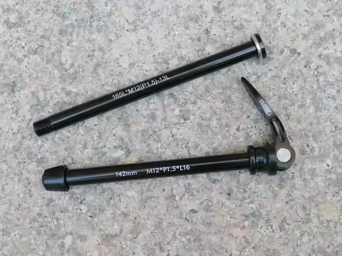 Road Cyclocross Bike Thru Axle - 2 pcs ( Front & Rear ) 100mm * 12mm / 100mm * 15mm Axle Front Fork 