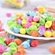 ready folded lucky stars, 3 cents each! ready folded straw heart, 10 cents each!