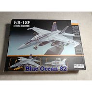 US F/A-18F Super Jolly Rogers Multi-Role Fighter AircraftHornet + Cool Stand - Block Model DIY 1/72 