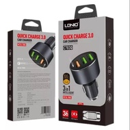 LDNIO C703Q CAR CHARGER 3 USB PORT QUICK CHARGE QUALCOMM 3.0 36W