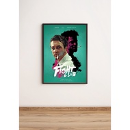 💥READY STOCK💥Fight Club Movie Art Poster Print and Canvas Art Print Poster Wall Decor
