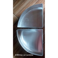 Round baking pan measuring 80x40x8cm made into 2 thick aluminum