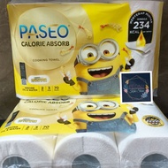 Paseo kitchen towel 3 roll tissue Guarantee Center/ calorie absorb kitchen tissue tissue
