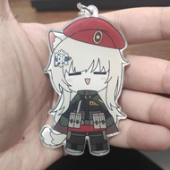 Acrylic Cat Keychain AK74M Girl Frontline Anime Themed Pendant Cat Design Collectible Souvenir Suita