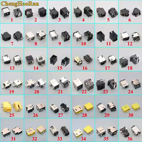36models x2pcs= 72pcs/lot Laptop DC Power Jack DC power Socket for Asus Samsung Lenovo HP Dell LG SO