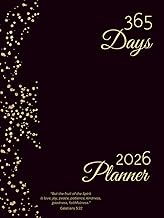 CHRISTIAN PLANNER 2026 BIBLE JOURNAL: Daily Planner For Men With Scripture Verses (January To Decemb