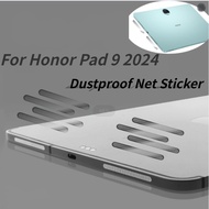 Metal Dustproof Net Sticker For Honor Pad 9 HEY2-W09 Tablet 12.1 Inch 2024 Earpiece Speaker Hole  Anti Dust Proof Adhesive Dust Sticker Trumpet Dustproof Net Accessories