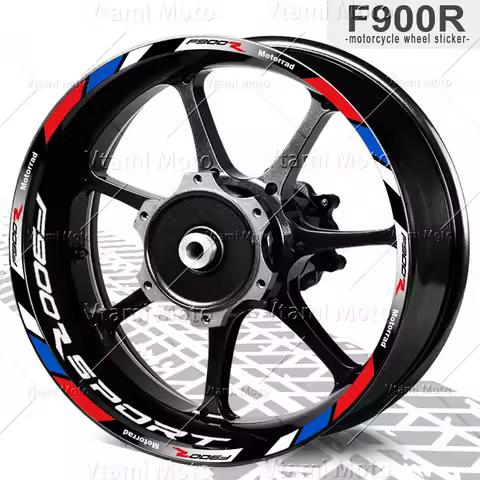 For F900R f900 r F 900 R Reflective Motorcycle Wheel Stickers Rim Decals Waterproof