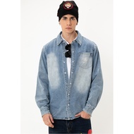 Ed Hardy Classic Tiger Denim Shirt