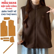 PRE-CUT HARD PAPER SHEET - 3-hole fur coat code A648