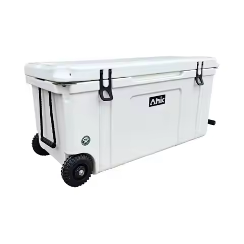 Custom 120QT Rotomolded Plastic Ice Box Ice Chest Beer Cooler 120L Cooler Box