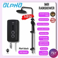 ALPHA WATER HEATER IM9i/9EP/9E DC/AC PUMP PLUS RAINSHOWER/HANDSHOWER