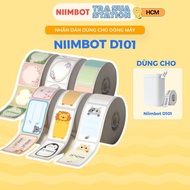 NIIMBOT Color Label Paper Waterproof Sticker Nama Buku Sekolah Sticker Label for Label Printers B21 