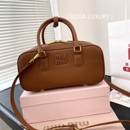 Bowling Bag All-Match Classic Messenger Bag Korean Fashion Korean ins Leather Bag Super Premium