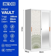 Lemari Sliding 2 Pintu - Lemari Baju Sleding - Lemari Pakaian Besi - Lemari Sliding 2 Pintu Geser