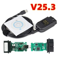 High Quality 1:1 HEX V2 VCDS VAG COM 25.3 Software Diagnostic Tool for VW AUDI Car Tester