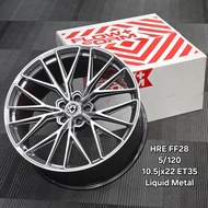 Original HRE FF28 22" Wheels for Range Rover Vogue Sport Defender BMW X5 F15 X6 F16
