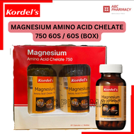 KORDELS Magnesium Amino Acid Chelate 750 60s / 60sX2 (BOX) (EXP04/27) (Sleep and Anti Stress)