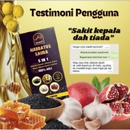 Shafi - Kapsul Habbatussauda  5 in 1 (Nabawi Syifa) - Minyak Zaitun, Habbatussauda, Madu Yaman, Deli