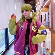 Games Shooting Cosplay Gekko Costume Purple Baseball Jacket Everyday Casual For Women Men Role Play