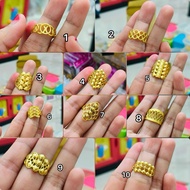 24k coin plated brass ring (coin ring)