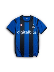 Digitalbits เสื้อเหย้า Inter Milan ลายสตริปสีน้ำเงิน-ดำ ดีไซน์คลาสสิก พร้อมเทคโนโลยี Dri-FIT ระบายอา