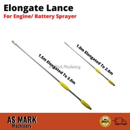 1.0m Elongated to 2.0m/1.2m Elongated to 2.4m/1.5m Enlogated to 3.0m Lance for Engine /Battery Spray