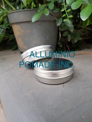 GROSIR Kemasan Kaleng Pot Pomade Polos (6x3 cm 1.5 oz 50 gr) - Silver