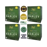 SET OF 4 BOXES Original Pure Organic Barley from Australia. IAM Worldwide. Certified Organic Powdere