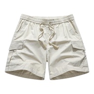 URBAN PIPE 4 กระเป๋ากางเกงขาสั้นสินค้าสำหรับผู้ชาย 28-34 เหนือเข่า Cotton 4 Pocket Cargo Shorts 2260