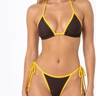 bikini thong gstring color block